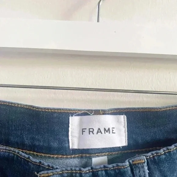 Frame dark‎ wash le skinny de Jeanne jeans 31 - Picture 2 of 5